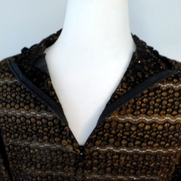 DONNA ladies sparkly black/bronze top, XL - Picture 6 of 11